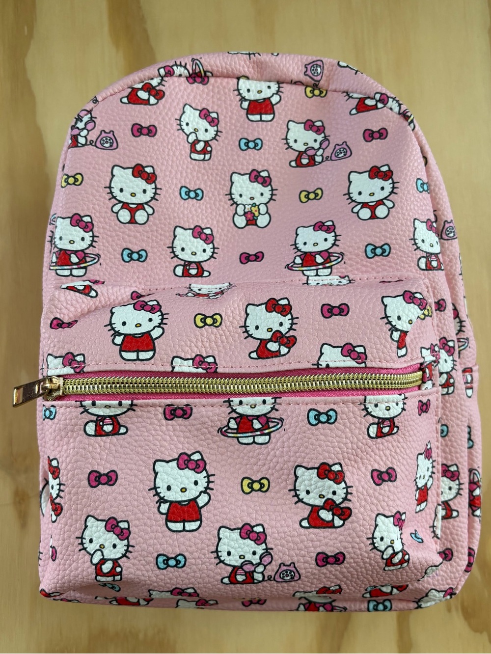 New Kids Hello Kitty Pink Mini Backpack 10.5”
